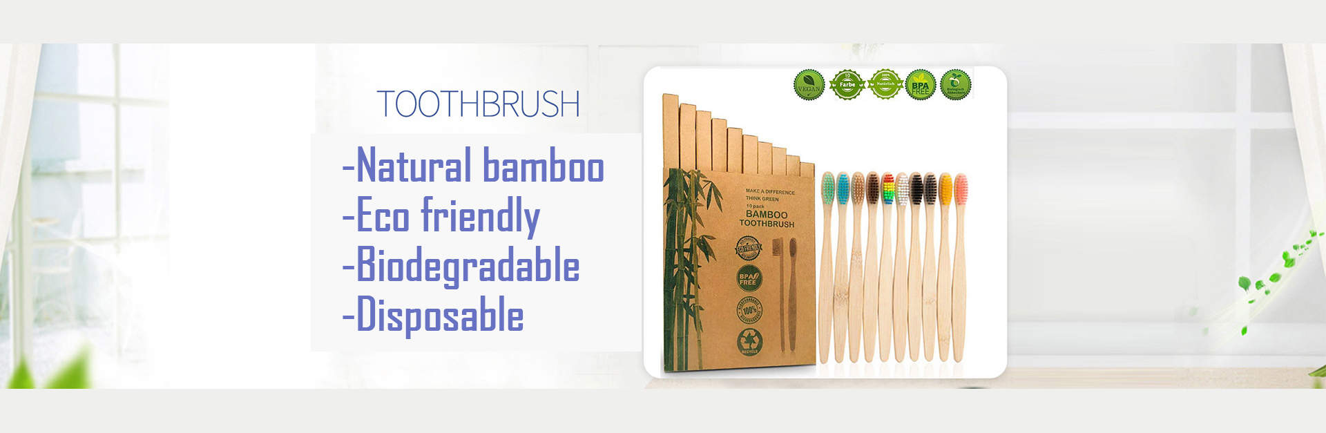 Eco-friendly toothbrush