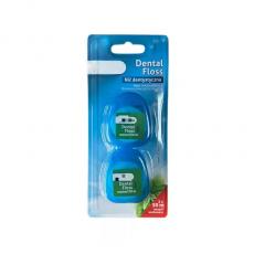 2pcs blister pack waxed mint dental floss