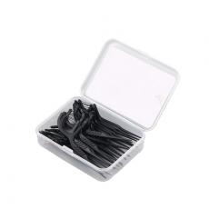 bamboo charcoal toothpick dental floss 25 pieces flossers eco friendgly factory supply polymer fine pick oral hygiene clean disposable