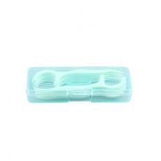 dental floss pick 10pcs polymer fine floss mini box for travel toothpick plastic nylon high elastic smooth Wholesale OEM logo