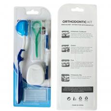 Orthodontic interdental brush floss kit tepe nylon bristles 5pcs pack U-shaped denture Gum care wholesale OEM