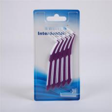 L shape denture interdental brush