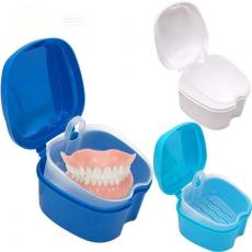 Orthodontic retainer case invisible dental sleeve storage denture box