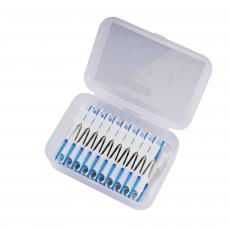 soft bristles toothpick interdental brush floss 150pcs set box pack I shaped rubber denture orthodontic