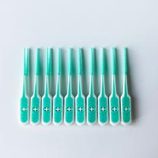 orthodontic interdental denture brush I shaped soft bristles Between Teeth I shaped 20pcs pack teeth cleaning Portable travel 